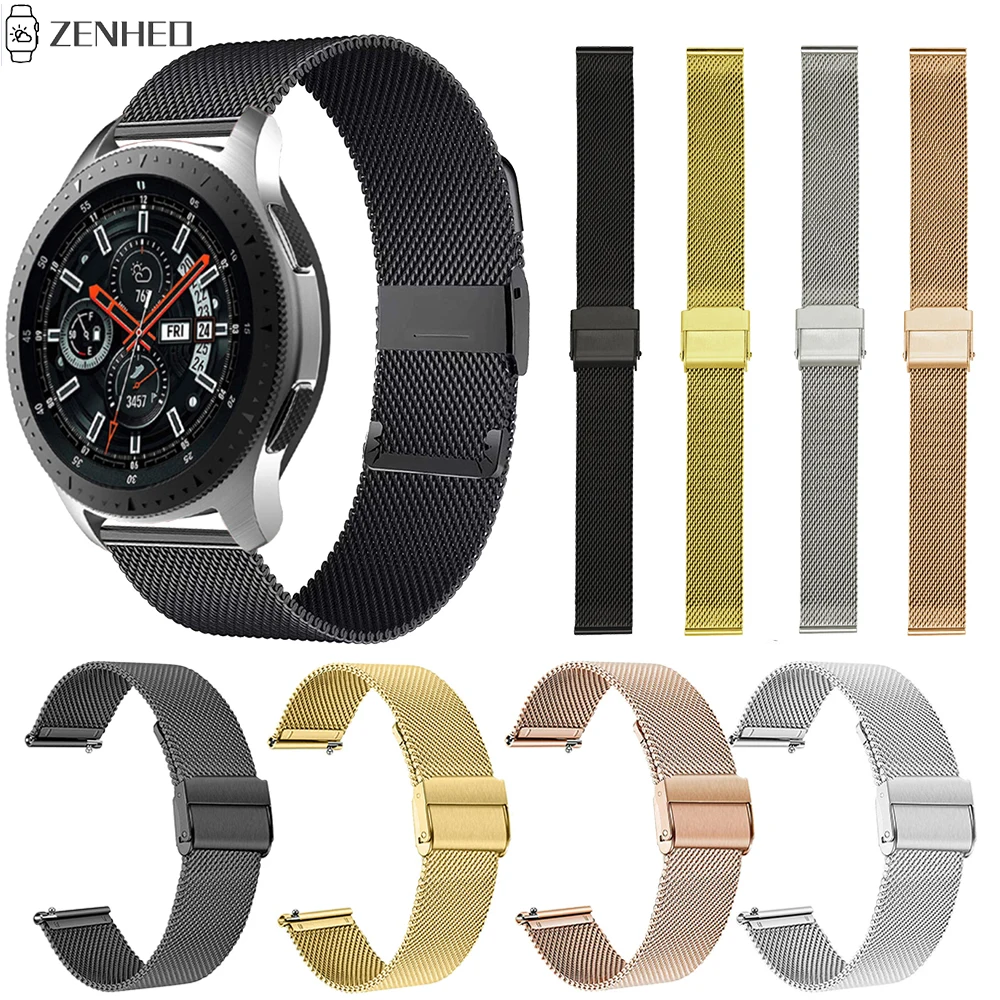 

22mm Milanese Bracelet Strap For Samsung Galaxy Watch 46mm Smart Watch Band For Samsung Gear S3 Frontier Classic Watchband