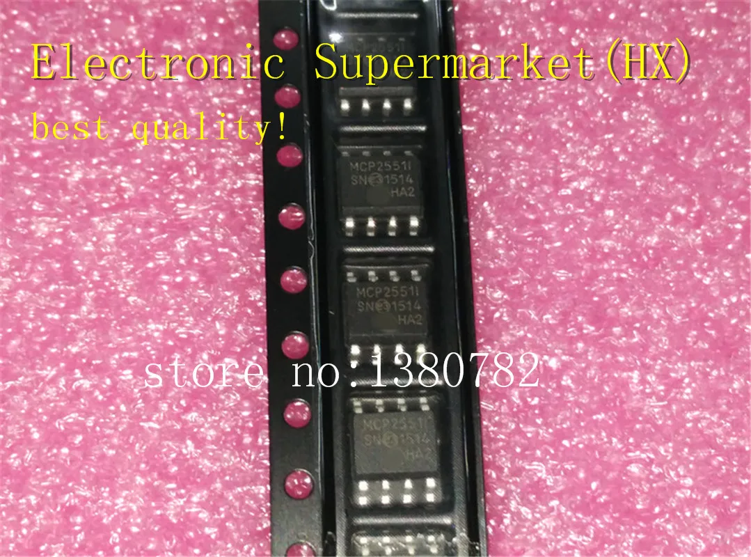 

Free Shipping 100pcs/lots MCP2551-I/SN MCP255 SOP-8 New original IC In stock!