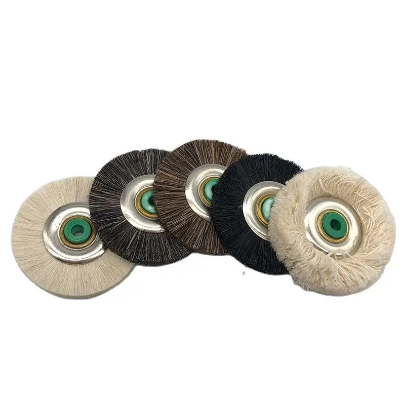 

5Pcs Dental Laboratory Materials Latch Mixed Packing Polishing Brush Wheel Rotary Tools Lab Buff 48mm Micro Motor Dentistry