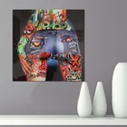 Красочные картины с изображением сексуальных Попов, поп-граффити, холст, плакаты и принты, Настенная картина для гостиной, украшение для дома
