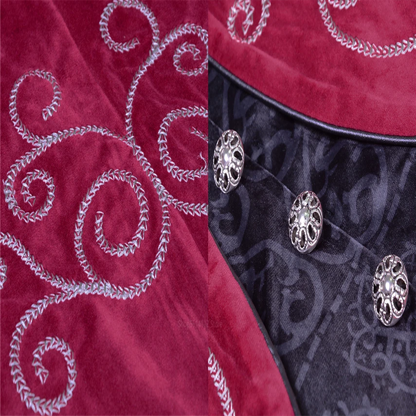 Пальто мужское винтажное в средневековом стиле смокинг готическом пальто для