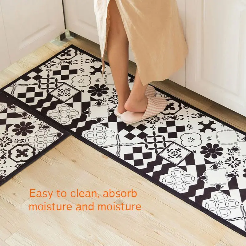 Противоскользящий напольный коврик для входной двери комнатный длинный ковер