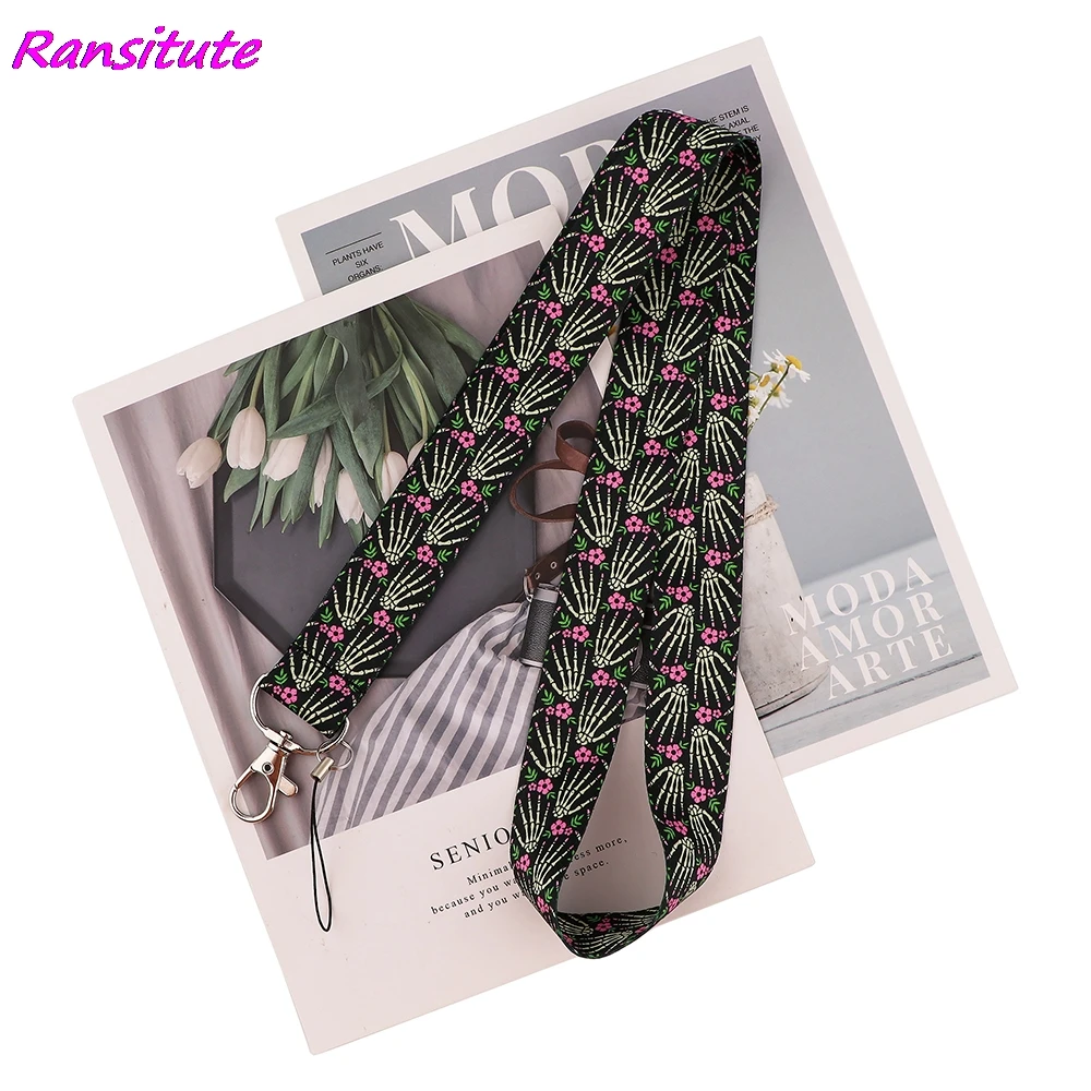 Ransitute R1790 человека Органы брелок для ключей в виде скелета шнурки Подарки