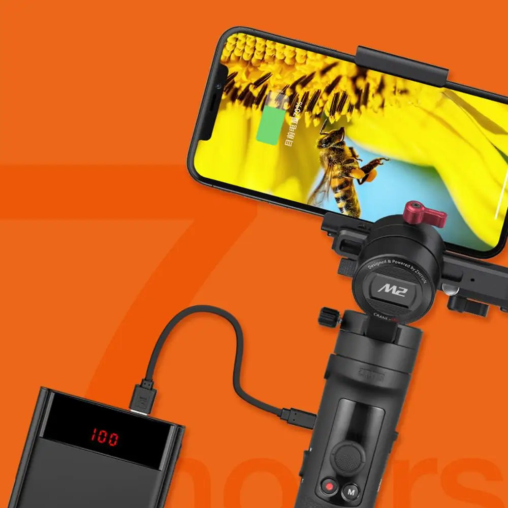 ZHIYUN Crane M2 Ручной 3 осевой стабилизатор официальный кран Для беззеркальных