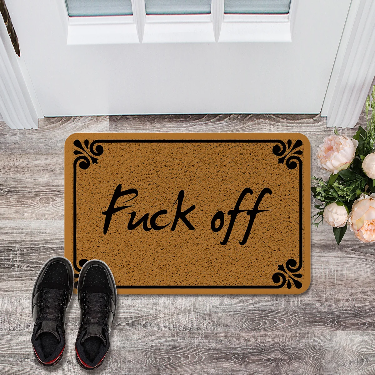 Letter Doormats For Entrance Way Indoor Low Profile Kitchen Rugs Mats Boot Shoes Scraper Non Slip Backing Bath Shower Tub Floor | Дом и сад