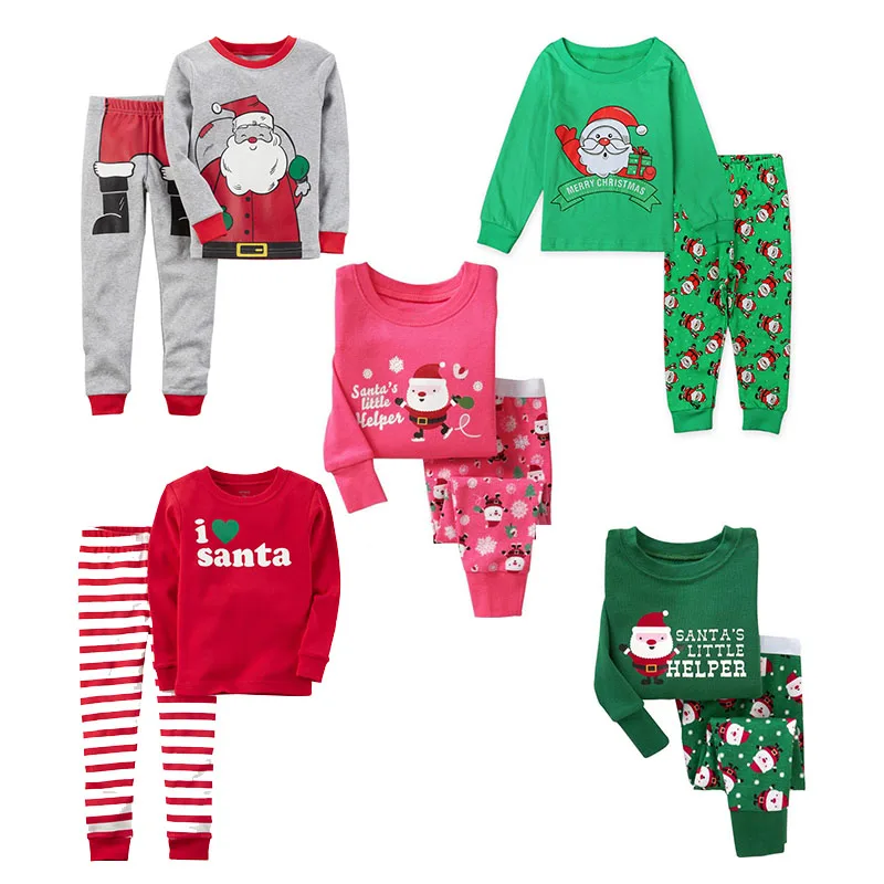 

Комплект пижамный из 2 предметов, хлопковая футболка в полоску для маленьких мальчиков и девочек