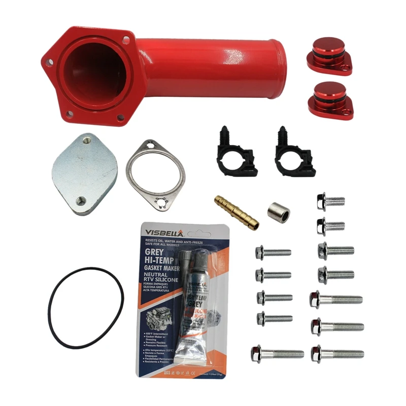 

For 2008-2010 Ford F Powerstroke 6.4L Intake Elbow Diecast Valve Kit
