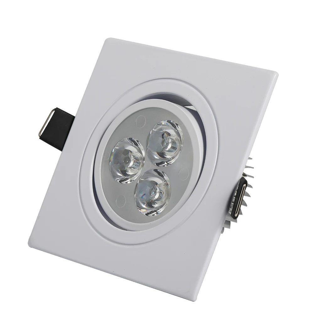 Светодиодный светильник SMD5050 с регулируемой яркостью, потолочный светодиодный светильник 9 Вт 12 Вт, Потолочный встраиваемый Светильник 220 В 110 В, светодиодная лампа для спальни, кухни