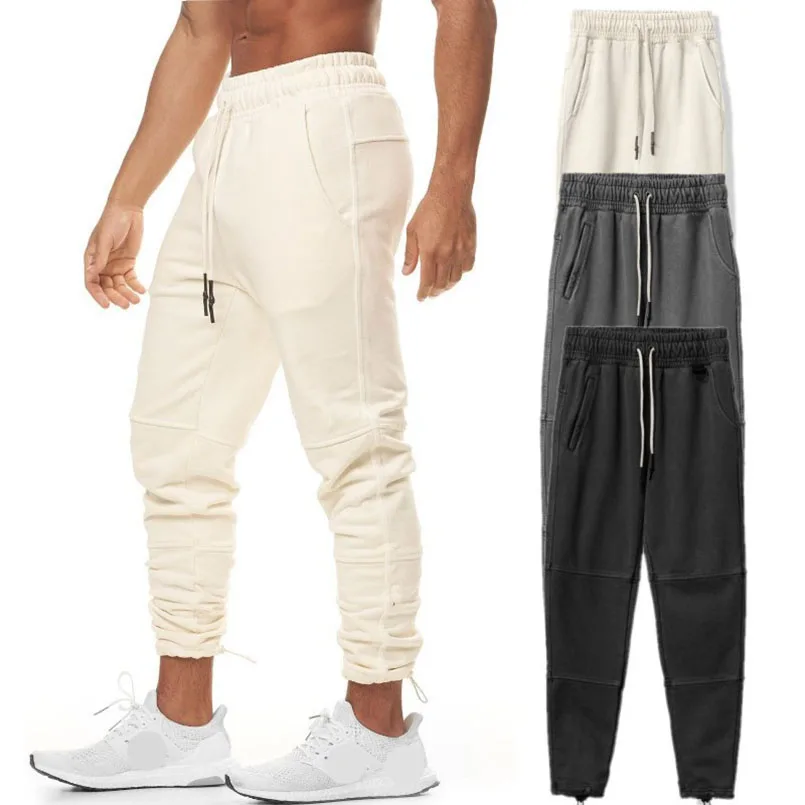 

Трикотажные спортивные штаны из 95% хлопка, мужские спортивные джоггеры на шнуровке, Мужская Боди, брендовая одежда 2023, спортивная одежда, весна