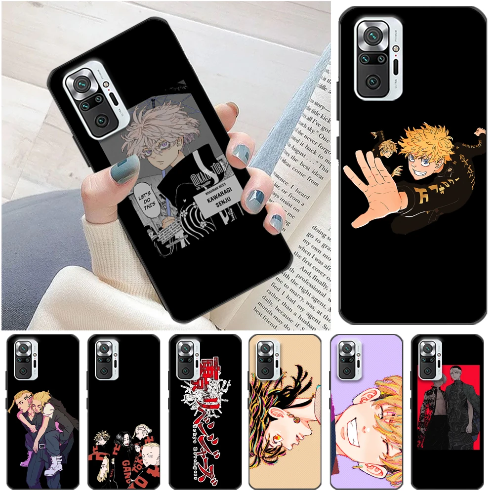 

Japanese Anime Tokyo Revengers Phone Case For Xiaomi Redmi MAX 5G Note 10 10S 10T Pro MAX Note 9 9T 9S Pro Back Cover Carcasa