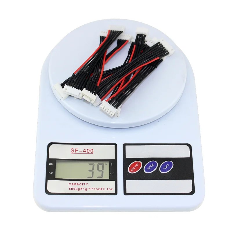 10 шт. Lipo Кабель зарядного устройства 11 см 2S 3S 4S 5S 6S 22AWG кабель мягкий силиконовый