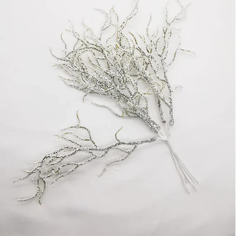 Искусственная белая трава 6 шт. искусственные цветы для свадьбы Рождества декор