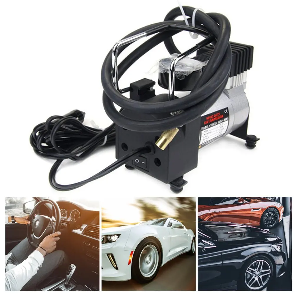 

Brand New 12 Volt Portable Mini Air Compressor Multifunctional Electric Tire Inflator Pump 300 PSI High Power Auto Accessories