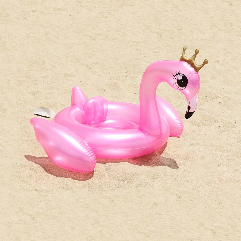 Надувной детский бассейн фламинго лето плавающий круг лебедь вода спорт веселье