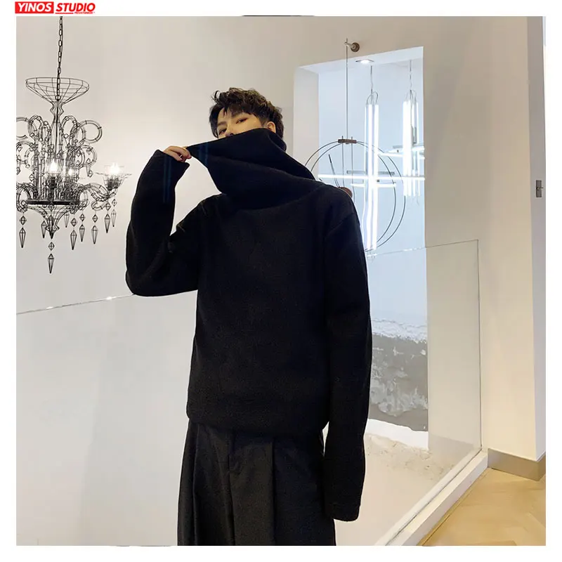 Прямая поставка 2019 дизайн уличная одежда Повседневный свитер с высоким