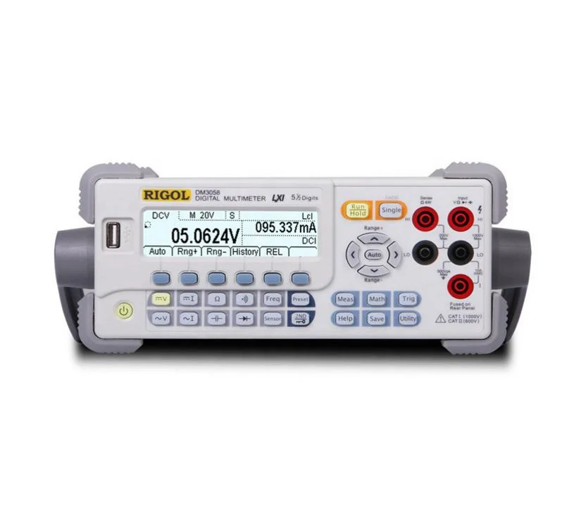

DM3058 Desktop Digital Multimeter Professional High Precision Bench Top Multimeter 5.5-Digit LCD Digital Multimeter