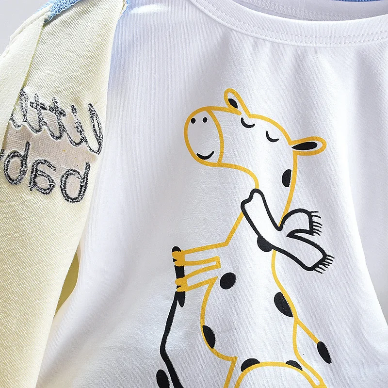

Spring Autumn New Baby Girls Boys Clothes Children Cartoon Jacket T Shirt Pants 3Pcs/sets Toddler Casual Costume Kids Tracksuits