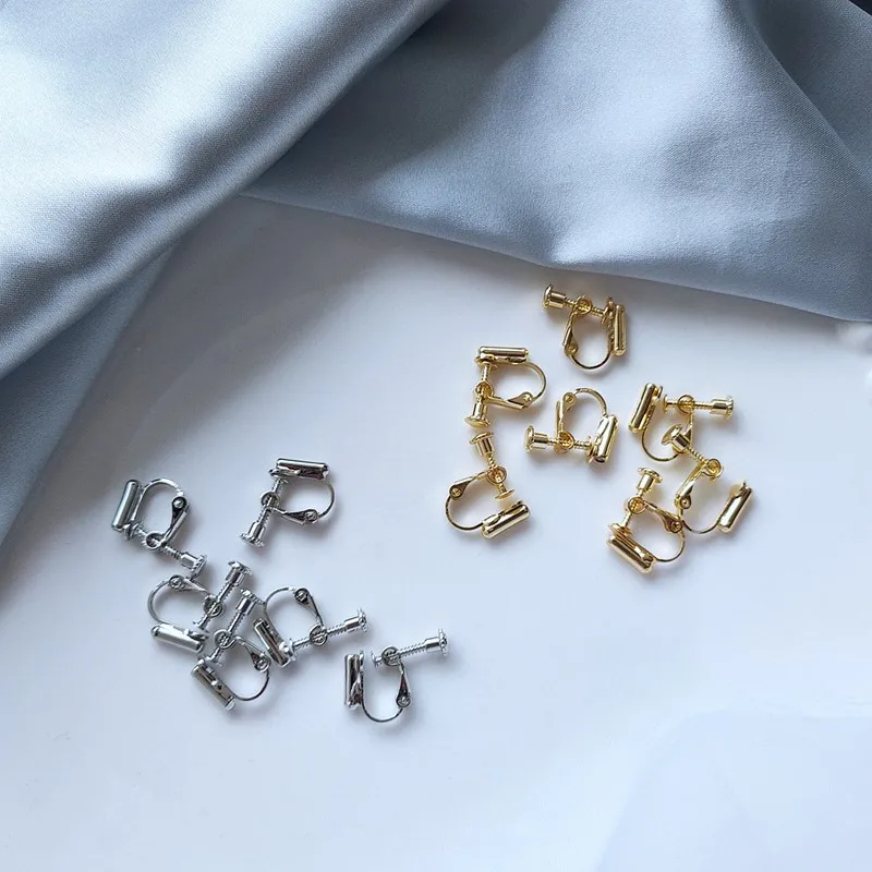 Пара винтовые серьги-гвоздики сделай сам Искусственные серьги превращаются в