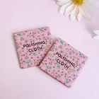 100 шт. Мини Милая упаковка полировальная ткань 5*5 см золотая и серебряная ткань для полировки ювелирных изделий полировальная ткань