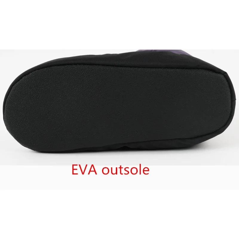 Женские черные фиолетовый балетный точка теплая обувь для балета замок Flo