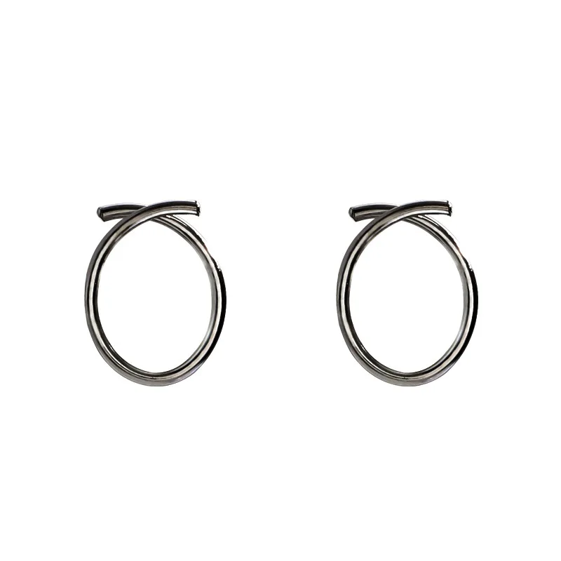 

925 Silver Korean New Earrings for Women 2020 Small Ear Hole Earrings Aesthetic Jewelry Accessorie Wholesale Kolczyki