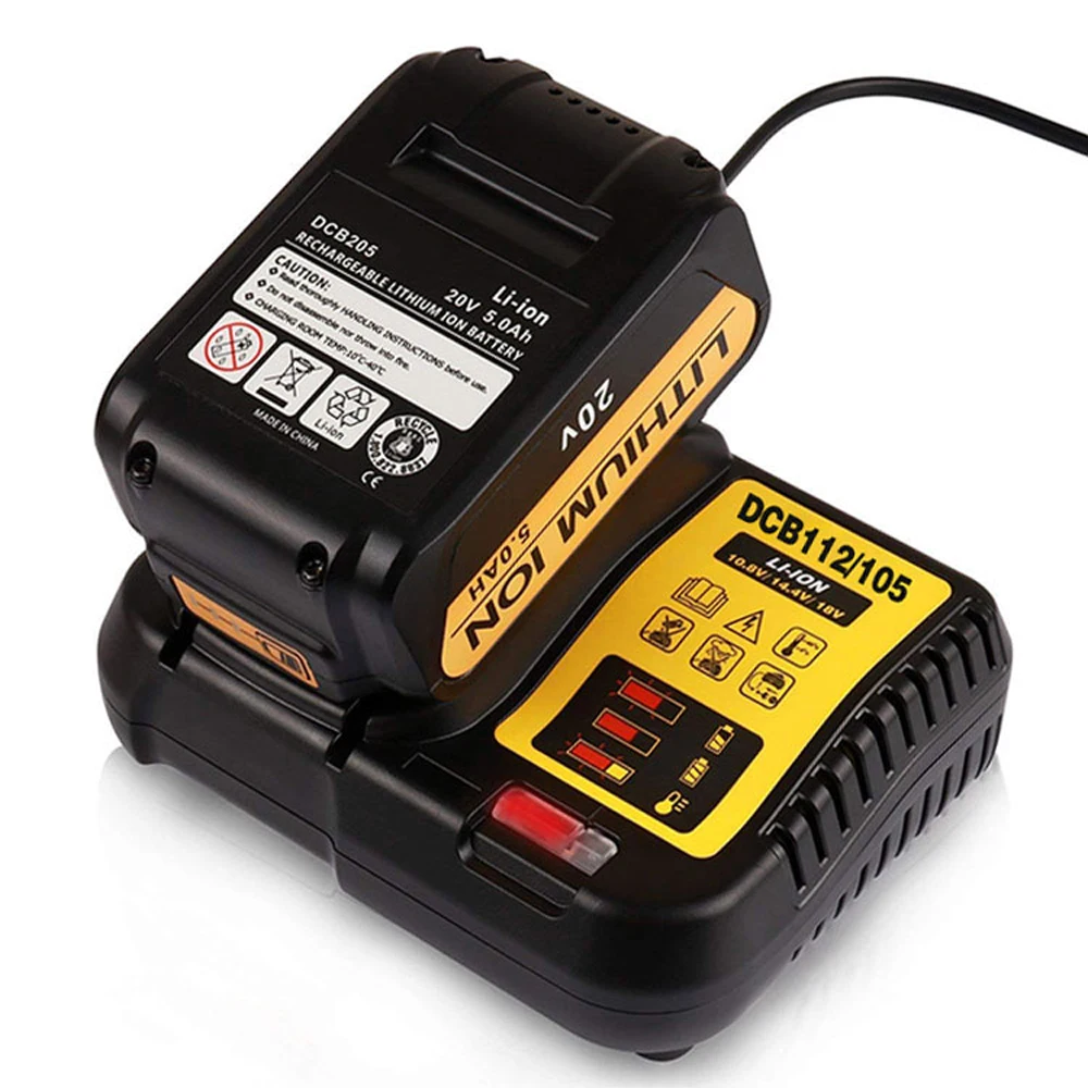 Портативное Сменное зарядное устройство Mini DCB112 Li Ion для Dewalt 12 В 14 4 18 в литиевые