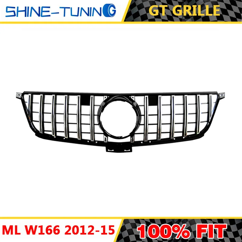 Передняя решетка для ML Class W166 AMG GT R class 2012 15 ML300 ML320 ML350 ml400 ML450 решетка|Гоночные
