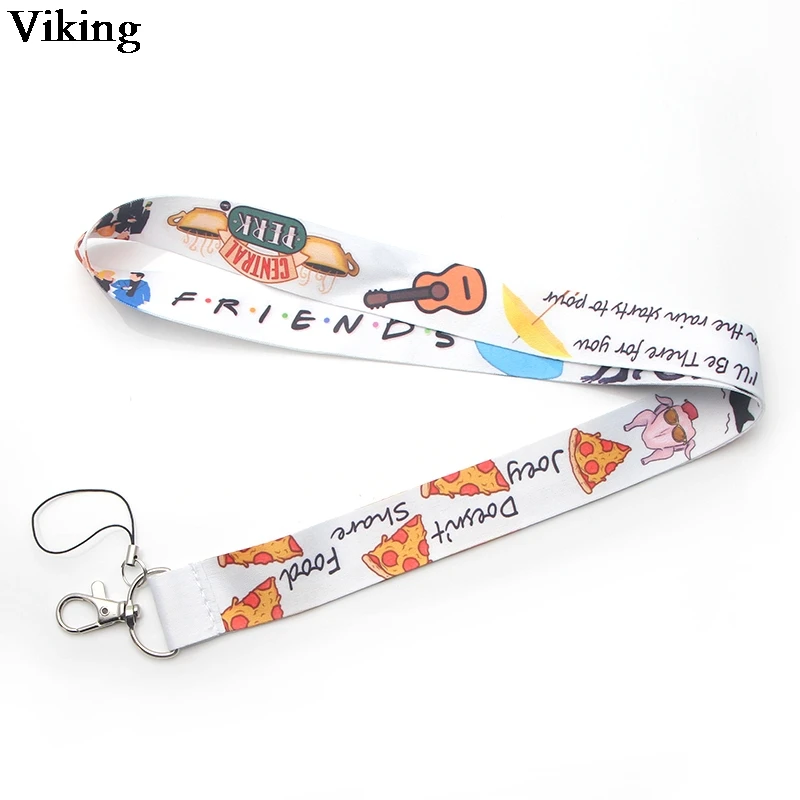 Друзья ТВ шоу ремешки для ключей ID карты телефон шейный ремень брелки USB значок