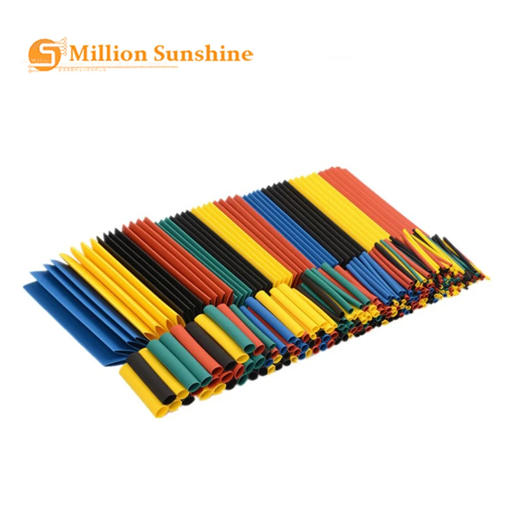 

328pcs Heat Shrink Tubing Tube Wire Insulation Sleeving Kit Car Electrical Shrinkable Cable Wrap Set Assorted Polyolefin RPI157