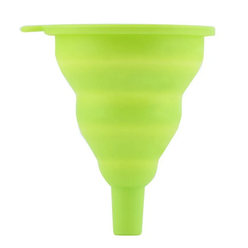 

1PCS Silicone Folding Telescopic Long Neck Funnel Creative Household Liquid Dispensing Mini Funnel Kitchen tools accessories