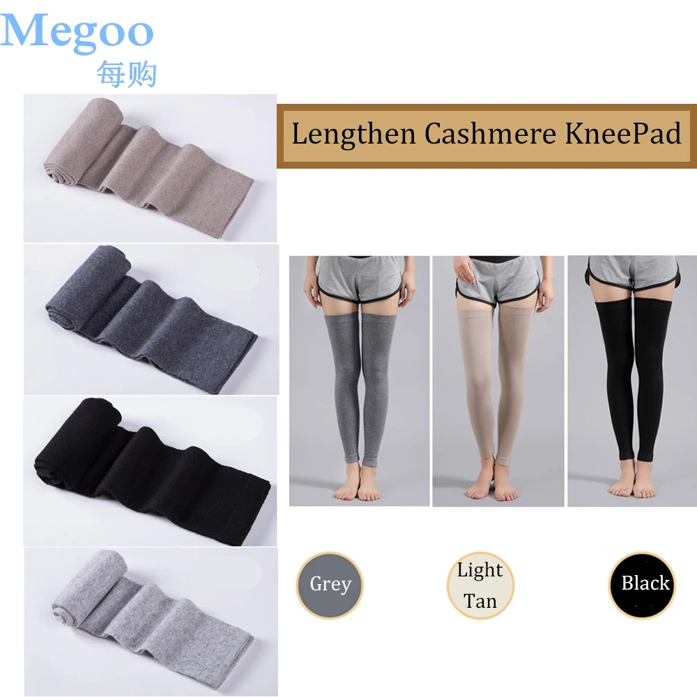 

2 Pairs Unisex Light Thin Warm Cashmere KneePad Wool Knee Pad Support Men and Women Running Cycling Protective Elastic Kneelet