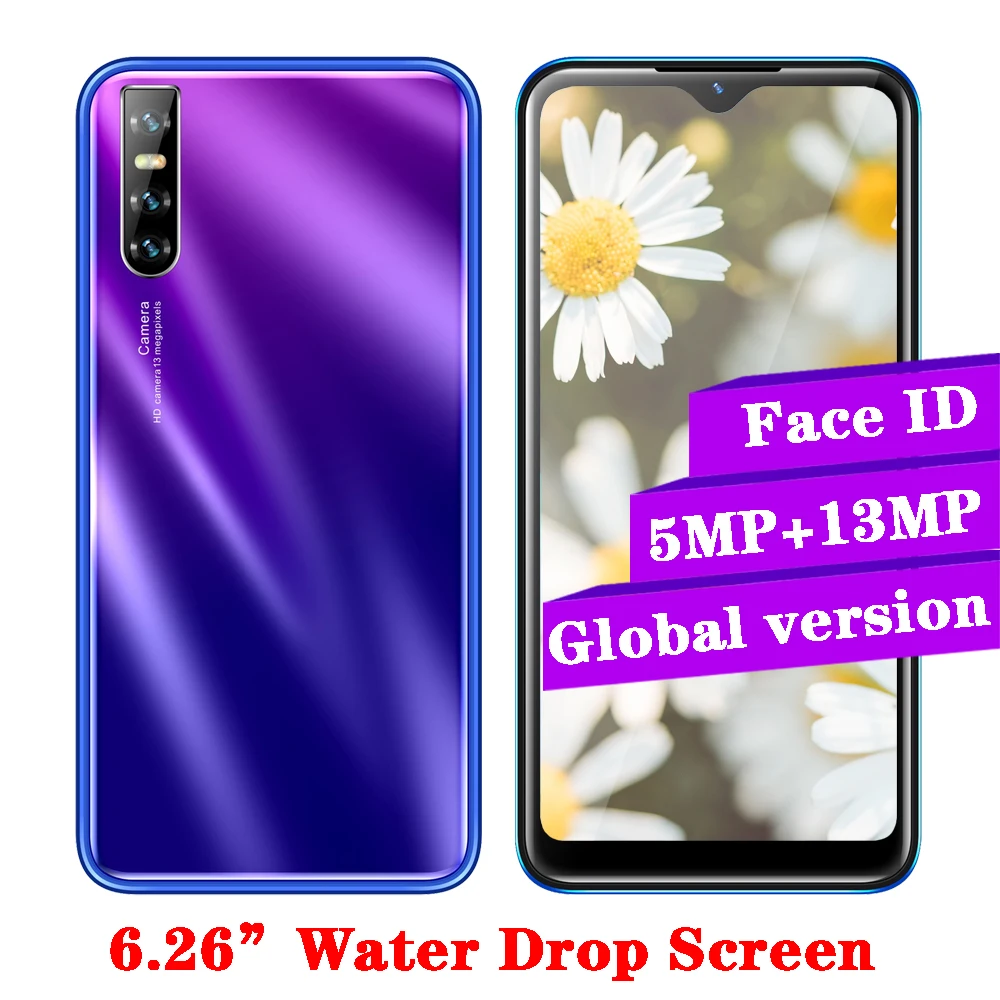 Note 8t 6 26 &quotкапли воды экран смартфоны 4 Гб RAM 64 ROM 13MP камера Android Мобильные телефоны