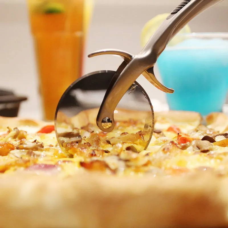 Профессиональный резак для пиццы колеса из нержавеющей стали посуда выпечки