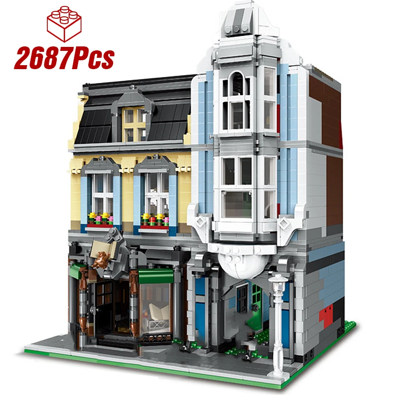 Конструктор MOC Architecture строительные блоки технический город улица европейские