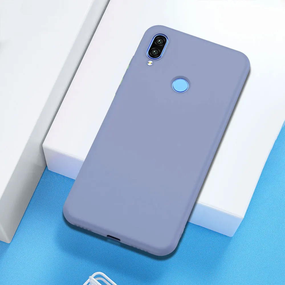 Gray Для Xiao mi Red mi Note 7 Чехол жидкий силиконовый мягкий чехол для Xiaomi mi 9 9T 8 SE A2 Lite Red mi Note 8T 8 7 Pro K30 5G 7A 8A чехол - Цвет: Gray