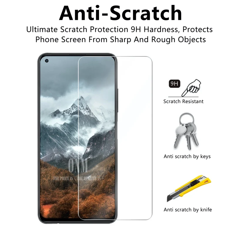 Закаленное стекло для UMIDIGI F2 2 шт. Защитная пленка экрана 2.5D 9H закаленное