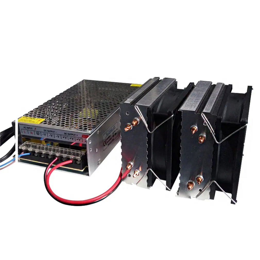 DC 12V Пельтье Холодильное воздушное охлаждение радиатора DIY система 20A 180W