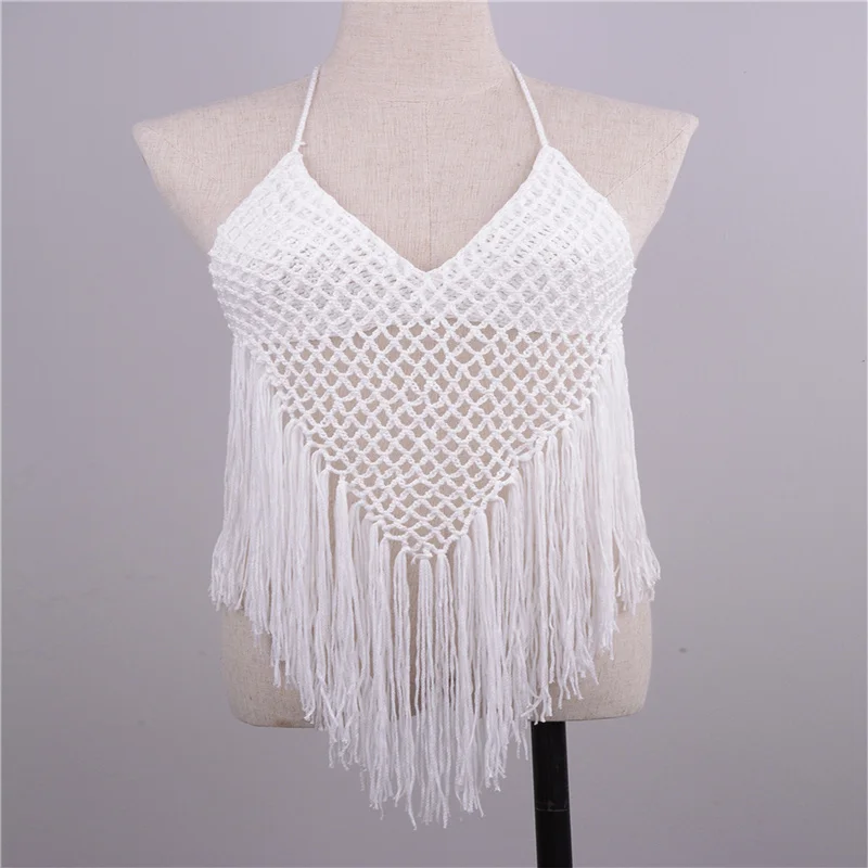 

Sexy Women Lace Crochet Hollow Out Tassel Bikini Cover Up Swimwear Woman Beach Dress Bathing Suit Beachwear