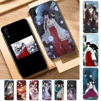 japanese manga inuyasha kikyou phone case for huawei y 6 9 7 5 8s prime 2019 2018 enjoy 7 plus