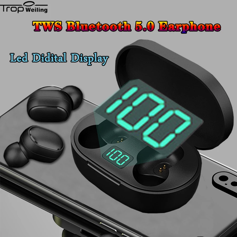 TWS Bluetooth 5 0 беспроводные наушники свободные руки голосовое управление