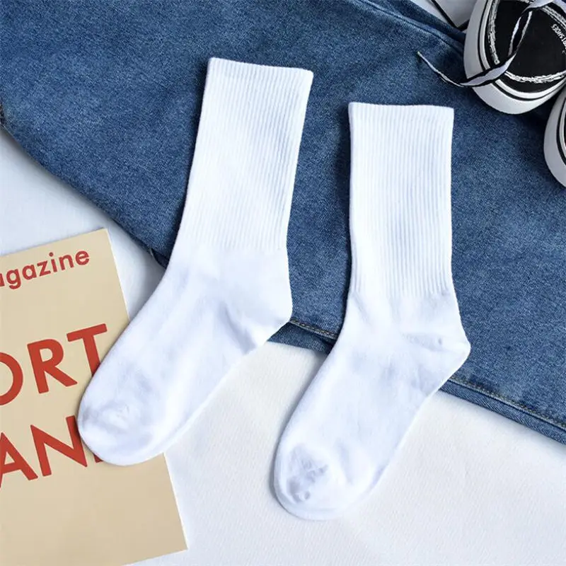 2019 Mens Cotton Socks New styles Pairs Black Business Men Breathable Autumn Winter for Male Solid Color Sock | Мужская одежда