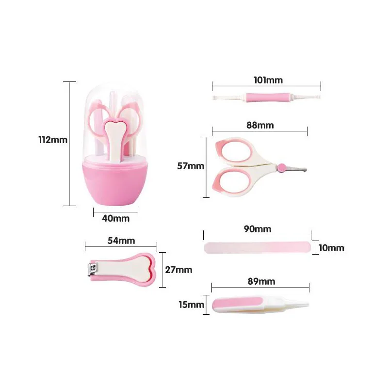 Детский Маникюрный уход машинка для стрижки ногтей набор из 5 предметов