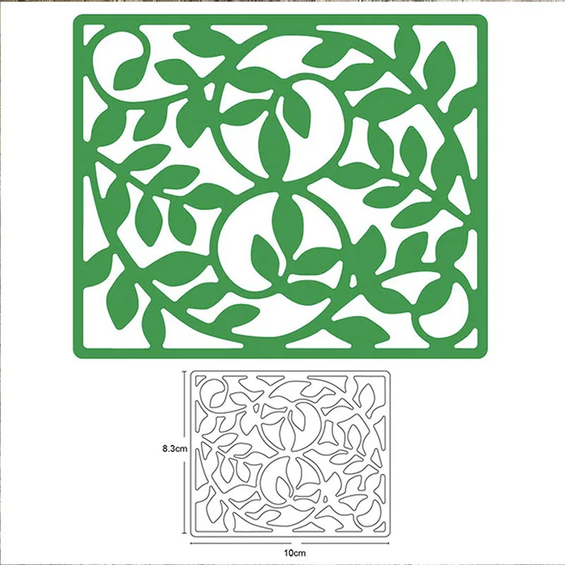

Lace Vine Rectangle Frame Metal Cutting Dies Stencils for dies Scrapbooking Card Making Paper Embossing Die Cuts Craft dies 2020