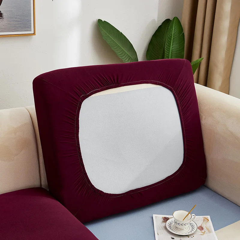 

sofa seat cover sofa slipcovers thick Jacquard solid soft stretch elastic funiture protector for pets