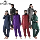 Новый арабский купальник Hao Fan, Женский Мусульманский купальник, тонкая спортивная одежда с длинным рукавом, консервативный купальник Муслима