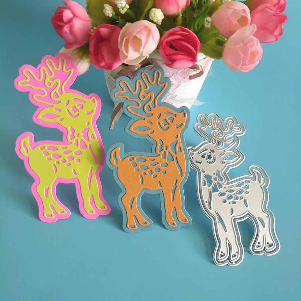 

Exquisite Christmas animal cutting dies, used for DIY scrapbooks, cards, photo albums, photo frame decorations, handmade crafts