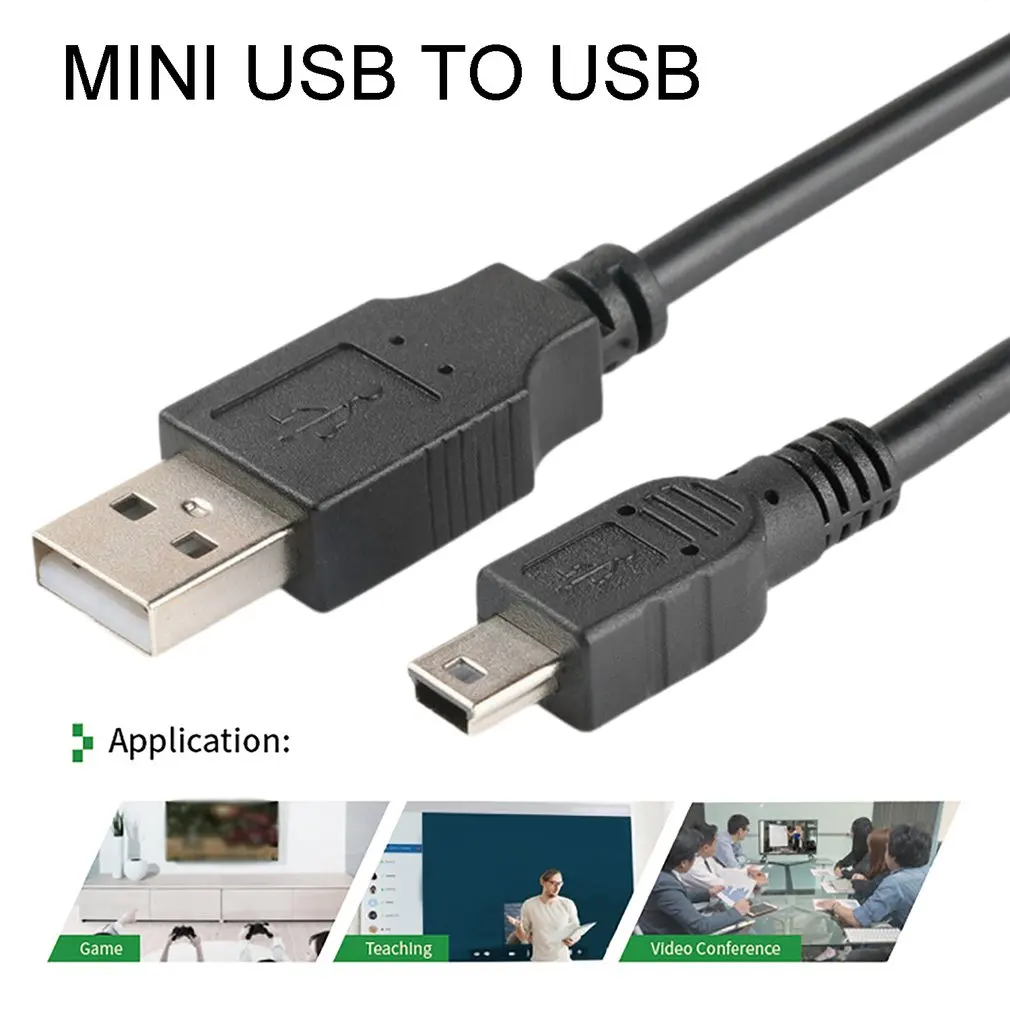 Мини USB 2 0 кабель 5 контактов Mini к кабели для быстрой зарядки и передачи данных MP3 MP4
