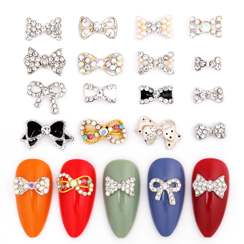 4 шт./компл. металлическая 3D лента для украшения ногтей золотистого цвета