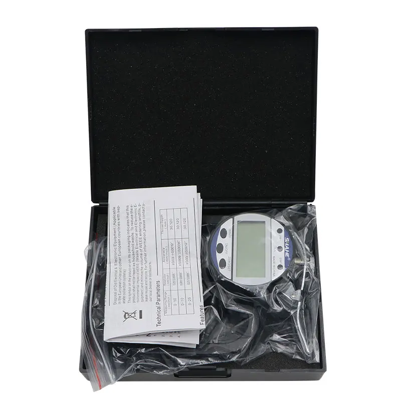 Толщиномер высокоточный с ЖК дисплеем 0 01 мм 25 мм|leather thickness gauge|thickness gaugethickness meter |