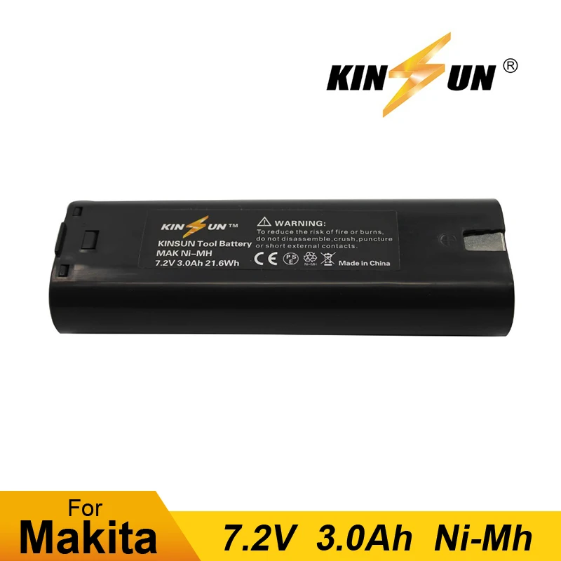 Сменная батарея KINSUN для электроинструмента 7 2 в 7000 Ач Ni MH фотоотвертки 7002 7033 191679